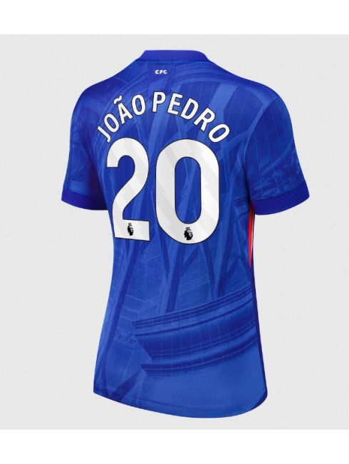 Chelsea Joao Pedro #20 Replika Hemmakläder Dam 2025-26 Kortärmad Chelsea Joao Pedro #20 Replika Hemmakläder Dam 2025-26 Kortärmad